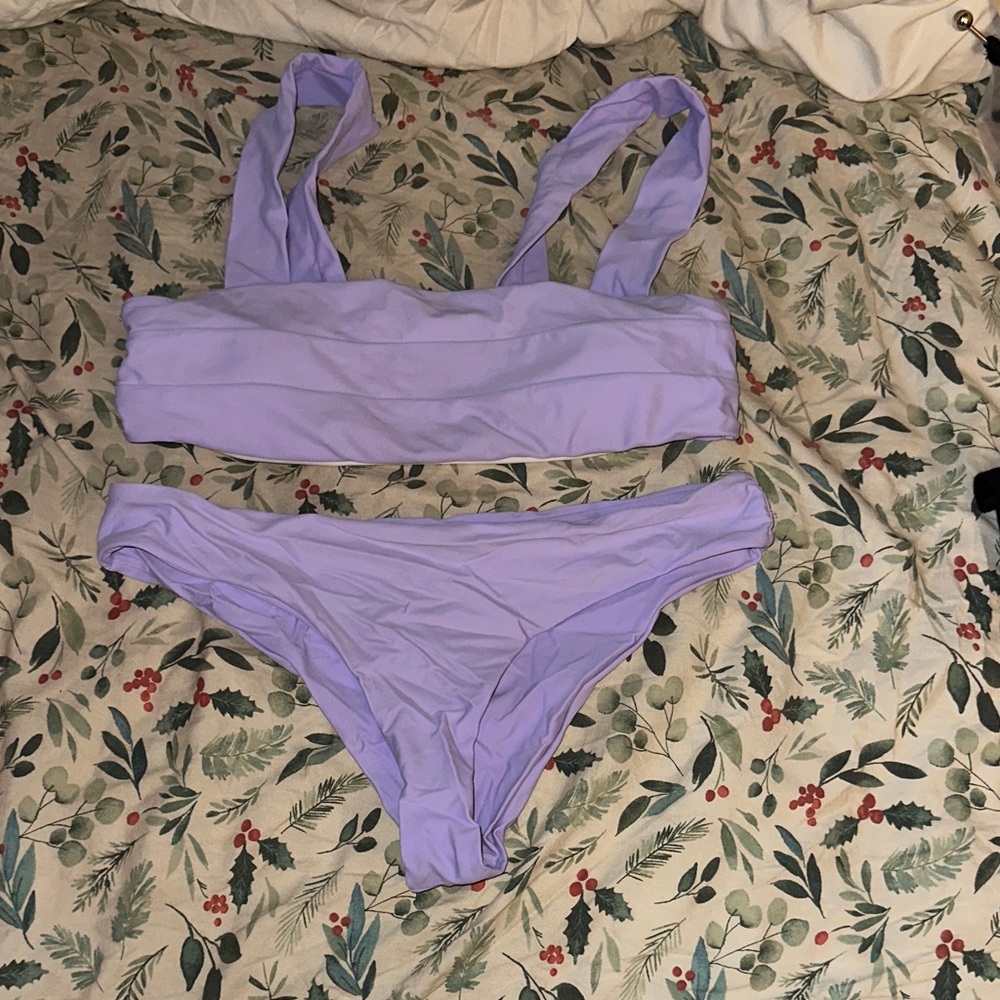 SHEIN Lavender Bikini Set